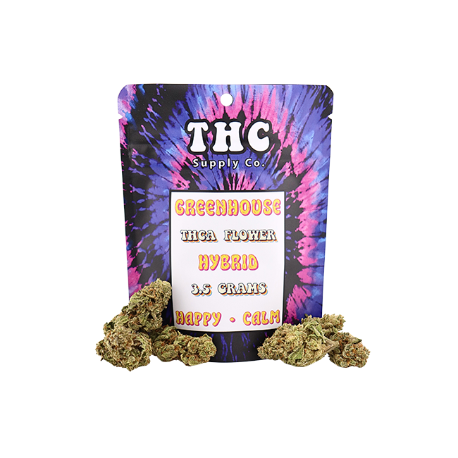 THCSC Greenhouse THCA Hemp Flower 3.5g / Hybrid / Runtz OG
